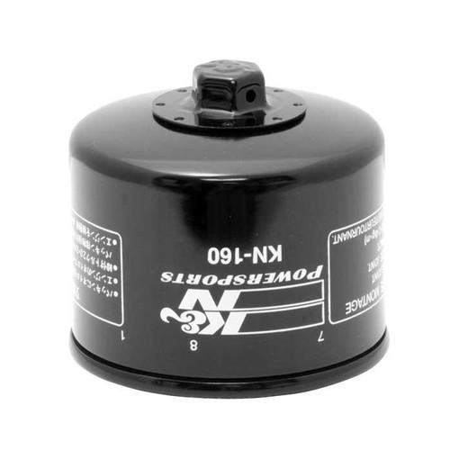 K&amp;N KN-160 オイルフィルター ブラック カートリッジタイプ バイク