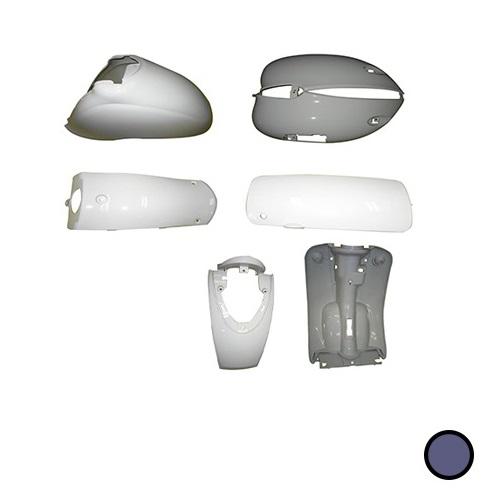 ヤマハ 2st ビーノ VINO 5AU 1型 外装 8点 カウル セット ブルーイッシュグレーメタ...