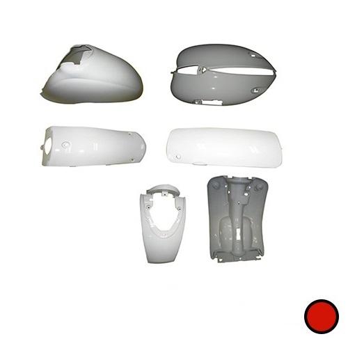 ヤマハ 2st ビーノ VINO 5AU 1型 外装 8点 カウル セット ダークパープリッシュレッ...