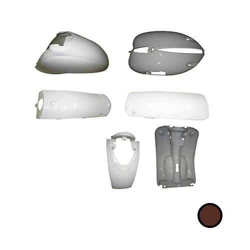 ヤマハ 2st ビーノ VINO 5AU 1型 外装 8点 カウル セット チョコレートブラウン エ...