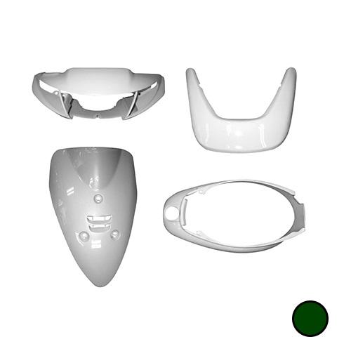 ヤマハ ジョグ JOG Z 3YK 外装 4点 カウル セット ハイマウントカバー付 カメリアグリー...