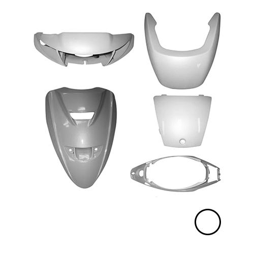 ヤマハ ジョグ JOG ZR 3YKZR/SA13J 外装 5点 カウル セット ブルーイッシュホワ...