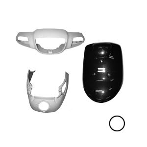 ヤマハ スーパージョグ JOG ZR 3YK 外装 5点 カウル セット ブラック