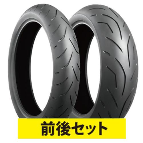 BRIDGESTONE(ブリヂストン) バイク タイヤ 【セット売り】前 TS100 120/70Z...