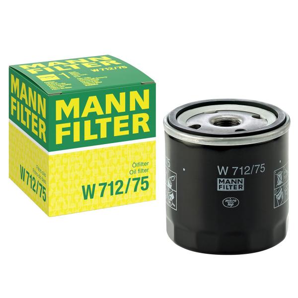 MANN-FILTER オイルエレメント W712/75 自動車
