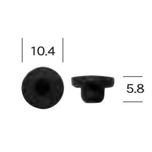 VOSTONE(ボストン) プッシュリベット 10個入 黒色 BC5148 自動車 内張