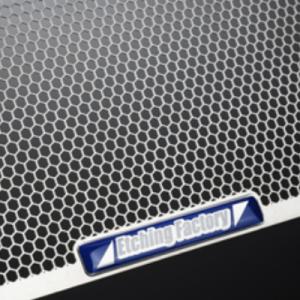 エッチングファクトリー GSX-R1100(90-92)用 オイルクーラーガード エンブレムカラー：...