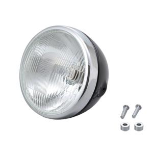 DAYTONA ビンテージHライト(ブラック)H4ラウンド 95636 バイク 電装