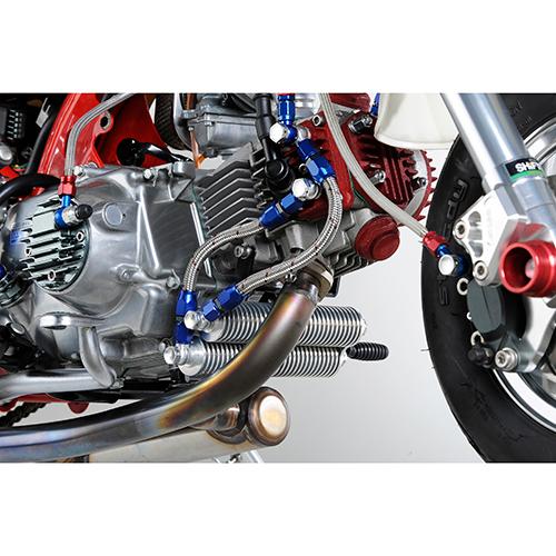 SHIFTUP(シフトアップ) ビレットオイルクーラーTypeP(withオリジナル#4フィッティン...