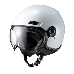 マルシン工業(Marushin) バイク ヘルメット ジェットヘルメット ジェットヘルメット MS-340 パールホワイト M 04340301｜partsdirect
