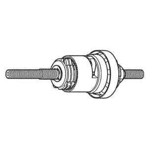 SHIMANO(シマノ) 【純正部品】内装3段ローラー通しハブ 36H 191mm