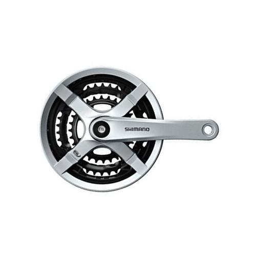 SHIMANO(シマノ) 【純正部品】クランク 3×6/7/8S 48T/38T/28T シルバー ...