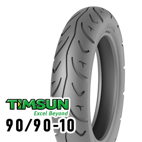 TIMSUN(ティムソン) バイク タイヤ TS600 90/90-10 50J TL フロント/リ...