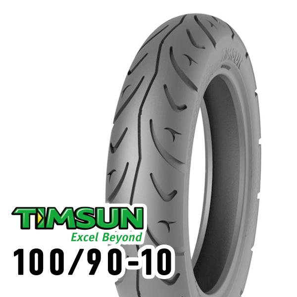 TIMSUN(ティムソン) バイク タイヤ TS600 100/90-10 56J TL フロント/...