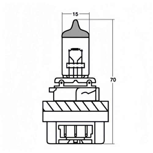 スタンレー(STANLEY) 14-0016 12V35/30W HS5 バイク ヘッドライト球
