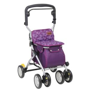 tacaof レコルティ プラムパープル ST10-PP 福祉 シルバーカー