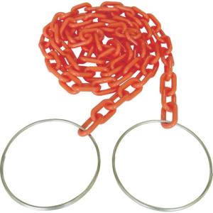NISSA CHAIN 整備用品 防犯 防災用品 コーンチェイン 2m 赤 レッド