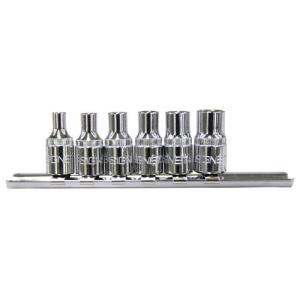 SIGNET 整備用品 ハンドツール用ソケット ビット 6PCS 1/4DRE型ヘクスローブソケットセット