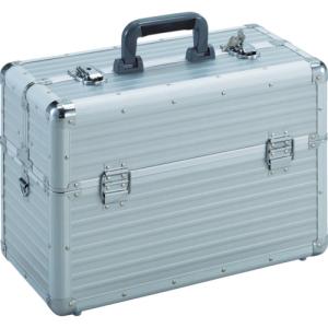 TRUSCO 整備用品 工具箱 ツールバッグ アルミケース 両開き 内寸432×205×H305 シルバー シルバー