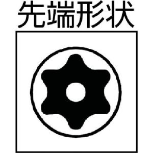TRUSCO ヘックスローブレンチ T25H ...の詳細画像2