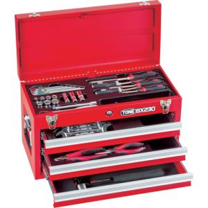 TONE（トネ） ツールセット 差込角12.7mm 72点セット（レッド