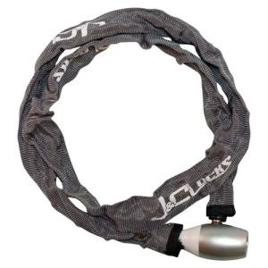 J&C 自転車 ロック JC-040C ポータブルチェーンロック グレー グレー