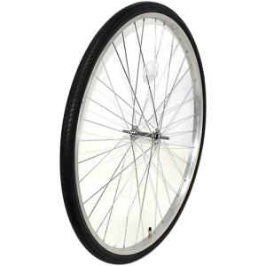 24インチ 自転車 24×1 3/8 37-540 前輪リム完組 アルミリム タイヤ チューブ 付 1本 シティサイクル ママチャリ｜partsdirect