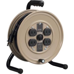 ハタヤリミテッド 三相200V型コードリール 30m アース付 20A (引掛け 