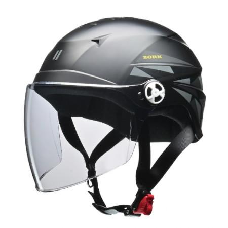 リード工業(LEAD) バイク 半帽ヘルメット ZORK(ゾーク) 開閉シールド付きハーフヘルメット...