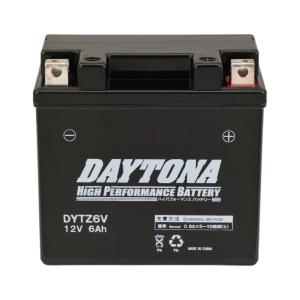 DAYTONA ハイパフォーマンスバッテリー DYTZ6V 98308 バイク 密閉型MFバッテリー