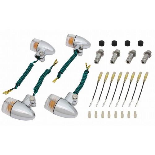 POSH Faith(ポッシュフェイス) 砲弾タイプ ウインカー キャストシリーズ メッキ/クリアー...