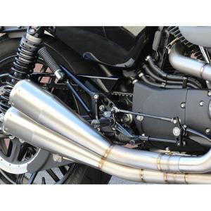 BABYFACE(ベビーフェイス) バイク バックステップキット BLK タンデム有 XL1200/883 ABS 14- 002-HD010BKT｜partsdirect