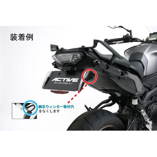 ACTIVE オプションLEDナンバー灯 ステーのみ ウィンカーレス用/汎用 40度 1150031...