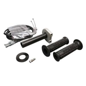 ACTIVE(アクティブ) バイク ハンドル回り スロットル・コーン ハイスロKIT T-3 BLK φ44 TMR用 700mm 1067263｜partsdirect