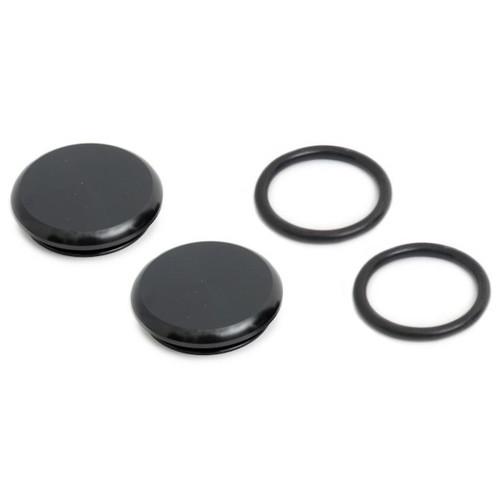 ACTIVE アルミ フロントフォークキャップ ブラック NINJA250R 08-12/NINJA...