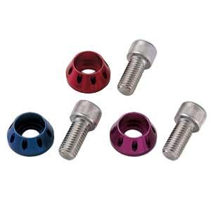 C.F.POSH(CFポッシュ) ステアリングヘッドボルト パープル TZM/TZR50R