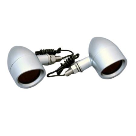 C.F.POSH(CFポッシュ) ブリムタイプウィンカー 2個入 M8 メッキ/メッキレンズ 201...