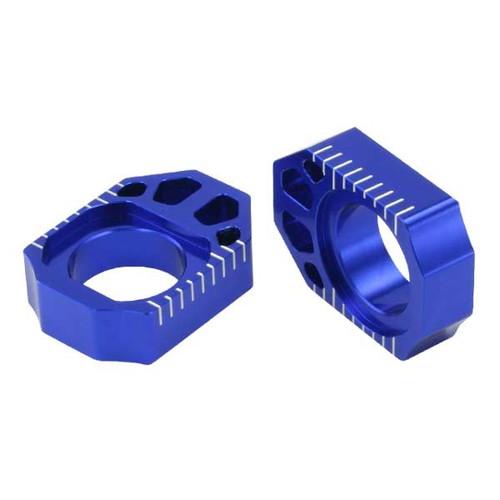 ZETA(ジータ) リヤアクスルブロック ブルー WR250R/250X/250F/450F YZ2...