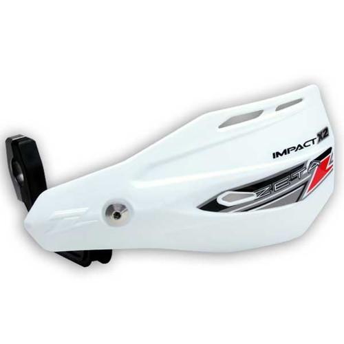ZETA(ジータ) インパクトX2 ハンドガード ホワイト F5385 バイク