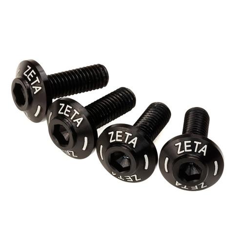 ZETA(ジータ) スクリーンボルト BLK 4pcs F8083 バイク 外装