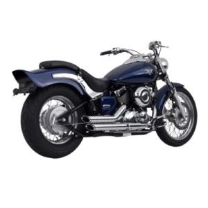 VANCE＆HINES(バンスアンドハインズ) バイク マフラー カスタムマフラー SHORT SHOTS STAGGERED V STAR 650(CALIFORNIA) 04-09 1810-0556｜partsdirect