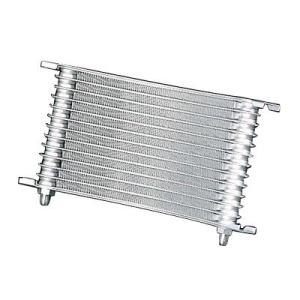 PLOT(プロト) ラウンドオイルクーラーコア シルバー 13ROW #6 007-1050 バイク...