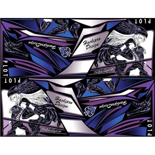 PLOT(プロト) デカールキット ヴァルキリー ブルー Ninja250 PDK748VL-B バ...