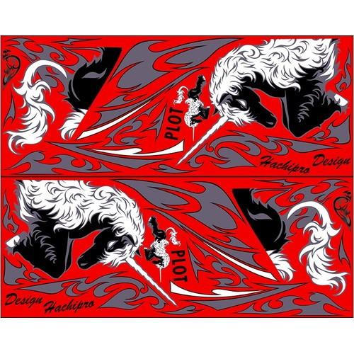PLOT(プロト) デカールキット ユニコーン レッド CBR250R 14-17 PDK014UC...