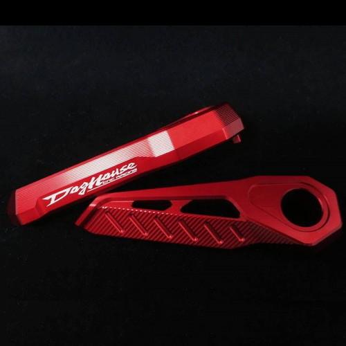 DOG HOUSE タンデムステップセット レッド TA-DOG-SB003RD バイク