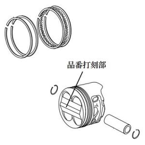SP武川(スペシャルパーツ武川) PISTON KIT (105cc) CD90エンジン用 (SUP...
