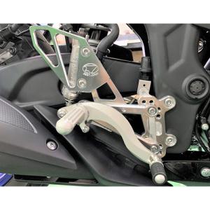 ひでたろう出品 BABYFACE(ベビーフェイス) バックステップキット BLK ZX-6R (19-) 正