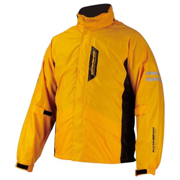 KOMINE RK-539 ブレスターレインウエア フィアート イエロー 3XLB 03-539 バ...