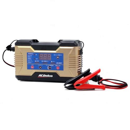 ACデルコ バッテリーチャージャー 6V/12V AD-2001 自動車 バッテリー充電器
