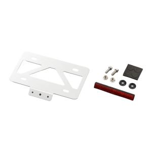 DAYTONA バイク フェンダーレスキット ナンバー 軽量ナンバープレートスタビライザー リフレクター付き クリアー 99641